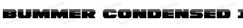 Bummer Condensed It字体转换